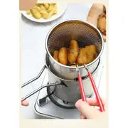 Deep Fry Delicious Meals With This Japanese Tempura Frying Pot - Perfect For French Fries, Chicken & More!