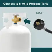 1pack Propane Tank Refill Adapter Kit | 3ft Hose With Safety Shutoff Valve | Easily Fill 1lb Bottles From 20lb Tank Suitable For RV Outdoor Camping Picnic, Cookware Barbecue Tool Accessories, Grill Stuff