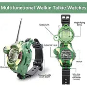 Walkie Talkies Watch, Watch Army Toys For Kids, 7 In 1 Digital Watch Walkie Talkies, Two-Way Long Range Transceiver With Flashlight, Cool Gadgets For Boy Girls Christmas ,Halloween ,Thanksgiving gifts