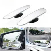 2pcs Car Mirror 360 Degree Wide Angle Convex Blind Spot Mirror Parking Auto Motorcycle Rear View Adjustable Mirror Accessories