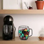 Coffee Pod Holder, Coffee Capsule Basket, K Cup Storage Container For Coffee Bar (1pc)