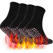 2pairs Self-Heating Socks: Keep You Warm & Comfy For Fishing, Camping, Hiking, Skiing & More!