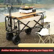 1pc Cart Folding Table Board, Outdoor Camping Table, Small Cart Table Board, Folding Cart Cover Board