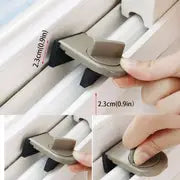2pcs Aluminum Alloy Sliding Door And Window Lock, With Anti-pinch, Anti-theft, Anti-fall Function And Safety Lock