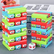 Christmas Gift,Colorful Stacking Tower Parent-child Interactive Game Children's Puzzle Stacking And Drawing Building Blocks Toys