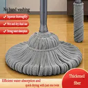 1pc, 2023 New No Hand Washing Mop, Household Floor Cleaning Mop, Super Absorbent Rotating Self Twisting Mop, Dust Removal Mop, For Home School Office Kitchen Bathroom, Cleaning Supplies, Cleaning Tool, Back To School Supplies