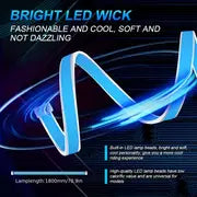 12V 1.2M/47.24in Car Scan Lighting Daytime Running Light Car Hood Light Strip Waterproof Auto DIY Lights Decorative Ambient Neon Lamp