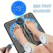 Electric EMS Foot Massager Pad Relax Feet Acupoints Massage Mat Shock Muscle Stimulation Rechargeable And Remote Controlled Massager