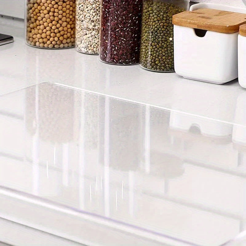 Upgrade Your Kitchen with this Anti-Slip Acrylic Transparent Cutting Board - Perfect for Home, Restaurant & Dorm!