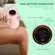 Deep rolling massager Electric Fat Pusher Vibrates The Whole Body, Abdomen, Legs, Waist Massager, Multi-Function Handheld Body Beauty Instrument, Professional Strength Massager, Ideal Gift For Women, Friends, Family Christmas Gift