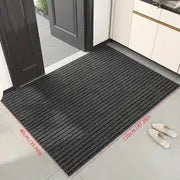 1pc Striped Dirt Resistant Floor Mat, Waterproof Non Slip Floor Mat,Outdoor Entrance Doormat,Entryway Mat, Front Porch Doormat, Durable And Dust Removal Mat, Entryway Wear-Resistant Foot Mat Freely Cut Carpet, Easy To Clean And Durable Rug