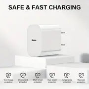3 Sets PD 20W Fast Chargers + 39.37inch Cables For Apple, For IPhone/iPad