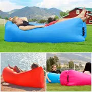 Relax In Comfort: Inflatable Lounger Air Sofa Hammock - Portable, Waterproof & Leakproof - Perfect For Backyard, Beach, Camping & More!