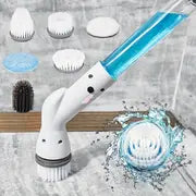 1 Set, Electric Spin Scrubber With 2/5/6 Replaceable Brush Head, Power Cordless Bathroom Scrubber With Adjustable Long Handle, Rechargeable Shower Scrubber, Multifunctional Scrubber For Bathroom, Kitchen, Bathtub, Tile, Shower, Car, Cleaning Supplies