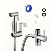 5pcs Toilet Companion High-pressure Spray Gun For Women's Washing, Handheld Bidet Sprayer For Toilet