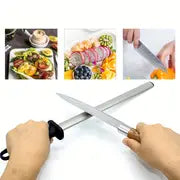1pc 12 Inch Diamond Knife Sharpener Stick With ABS Handle For Chef Steel Knife Sharpener