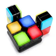 Changeable Colors Speed Cube Novelty Puzzle Fun Gift Toy For Kids,4-in-1Electronic Memory & Brain Game, STEM Toy For Kids Boys And Girls Ages 6-12 Years Old