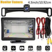 Car Rear View System With Camera And 4.3" Car LCD Display