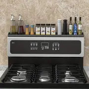 1pc, Magnetic Silicone Oven Shelf with Removable Cooktop Removable Shelf - Easy Seasoning Placement and Kitchen Organization