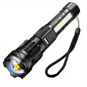 White Super Powerful Flashlight Rechargeable Torch Light High Power LED Flashlight Tactical Lantern