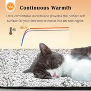 Self Warming Dog Cat Bed Self Heating Cat Dog Mat, Extra Warm Thermal Pet Pad For Indoor Outdoor Pets With Removable Non-Slip Bottom Cover