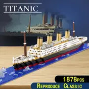 Chinese Building Blocks, High Difficult Cruise Ship Model, Assembled Toy, Birthday Gift, Halloween/Thanksgiving Day/Christmas Gift