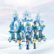 Build a Magical Ice Princess Castle with Artificial Diamond Palace Building Blocks - Perfect Christmas & Birthday Gift for Girls!