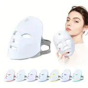 7 Colors LED Face Mask For Facial And Neck Skin Rejuvenation, Reduce The Look Of Aging Photon Care , Beauty Led Facial Mask For Women