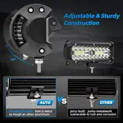 Led Light Bar 2pcs 7 Inch 240W 24000lm Led Pods Lights