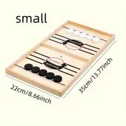 Wooden Foosball Board Game, Slingshot Table Hockey Party Game, Christmas, Halloween And Thanksgiving Gift - Perfect For Families