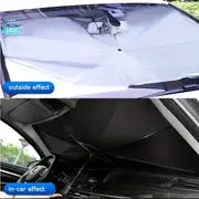 Protect Your Car From The Sun With This Universal Windshield Sun Visor!