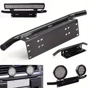 Universal Spotlight Frame - Car Auxiliary Lamp Light & Off-Road License Plate Light Modification