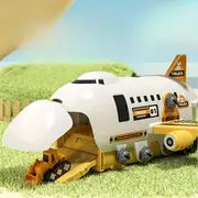 Airplane Toys Construction Toys Car Carrier Vehicle Toy Set Truck Alloy Car Toys Transport Cargo Airplane Birthday & Christmas Gift