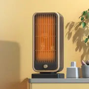 Portable Ceramic Space Heater - 500W Mini Electric Heater with Thermostat for Fast, Quiet, and Energy Efficient Heating - Safe and Secure for Indoor Office and Home Use
