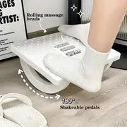 Rolling Foot Rest For Under Desk At Work Scrollable,Foot Massager Footstool,Equipped With Anti Slip Foot Pads And Massage Roller Footstool,for Office, Work, Gaming, Computer, Gift