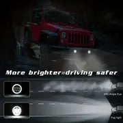 2pcs 4 Inch LED Fog Lights, 150W 15000LM LED Front Bumper Light,Driving Offroad Foglights LED Fog Light For SUV