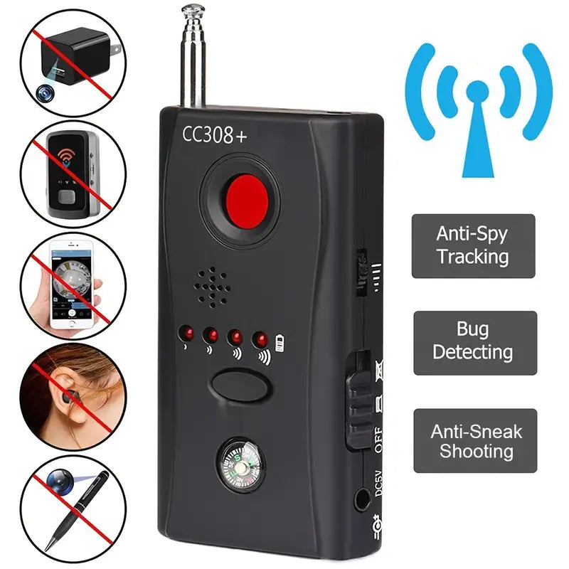 Protect Your Privacy with the CC308 Mini Wireless Signal GSM GPS Device - Spy Detector & Radio Scanner