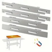1set Wind Guards For Blackstone 36 Inch Griddle,Magnetic Stainless Steel Wind Guard For Blackstone 36" Griddle,Compatible With Blackstone 36 Inch Griddle Hood,Rear Grease Cup And Side ShelfCamping BBQ Accessories Beech Vacation Essential
