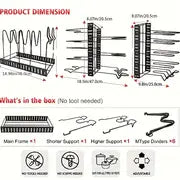 1pc Pot Rack Organizers, 8 Tiers Pots And Pans Organizer For Kitchen Organization & Storage, Adjustable Pot Lid Holders & Pan Rack For Kitchen, Lid Organizer For Pots And Pans