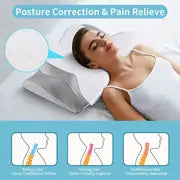 1pc Cooling Pillow For Neck Support, Adjustable Cervical Pillow Cozy Sleeping, Odorless Ergonomic Contour Memory Foam Pillows, Orthopedic Bed Pillow For Side Back Stomach Sleeper Cervical Pillow For Neck And Shoulder Relax