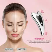 Gua Sha Facial Tool-electric Gua Sha Board-facial Carving Tool-facial Lifting Device-heating Vibration And Red Light Facial Massager