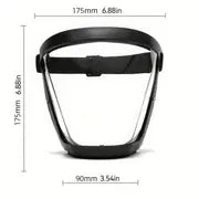 Unisex Full Shield Mask Transparent Moto Cycling Windproof Mask Dustproof Anti-wind Welding Safety Glasses Protection Face Mask