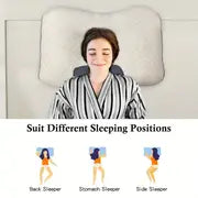 1pc Cervical Neck Pillow For Sleeping, 3D SPA Massage Pillow Partition To Help Sleep And Protect The Neck Pillow