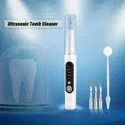 1pc Tartar Removal For Teeth With LED Light, Teeth Cleaning Up To 2600000 Operating Frequency, Rechargeable Teeth Cleaning Kit, 4 Replaceable Heads With A Oral Mirror,Dental Rinse, 5 Gears Adjustment,Immediately Remove Dental Plaque And Stains