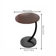 1pc Movable Small Table, Coffee Table Sofa Edge Table Creative Modern Simple Small Table, Household Balcony Bedside Small Table, Home Organization And Storage Supplies For Kitchen Bathroom Bedroom Living Room Dorm Office