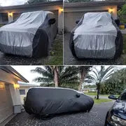 Universal Car Cover Clothes 190T Polyester Taff Rainproof Heat Insulation Car Clothes Car Cover