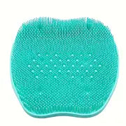 Premium Silicone Shower Foot Scrubber Mat with Non-Slip Suction Cups - Cleans, Massages, and Improves Circulation - Summer Essential