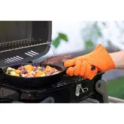 3pcs, BBQ Tool Set with Heat Resistant Silicone Gloves and Digital Instant Reading Thermometer - Perfect for Outdoor Kitchen, Picnic, and Grilling - Includes BBQ Meat Thermometer and BBQ Accessories