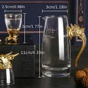 Set, Chinese Zodiac Wine Set, Antique Style 1 Wine Pot And 12 Shot Glasses, Chinese Style Liquor Shot Cups, Baijiu Drinking Glasses, Drinkware, Gifts