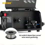 HIZONE MIG130P Semi-automatic Non Gas Welding Machine With Flux Cored Wire High Functional,easy To Use For Beginner Tool